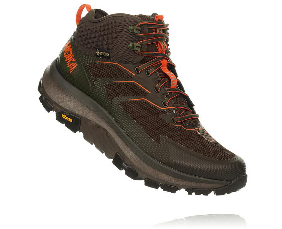 Hoka One One Wandelschoenen Heren - Toa Gore-Tex - Bruin - WV4132708